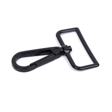 Country Brook Design® 1 1/2 Inch Black Purse Lobster Clasp Swivel Snap Hook,50Pk