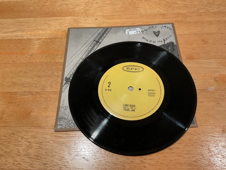 PEARL JAM Merkinball WITH NEIL YOUNG 7" VINYL PICTURE SLEEVE NEW UNPLAYED MINT - Image 4 of 4
