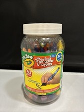 RARE Crayola Crayons Triangular, Washable Includes Dandelion