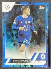 Christian Pulisic 2022-23 Topps UCC Blue Inferno Foil /125 #144