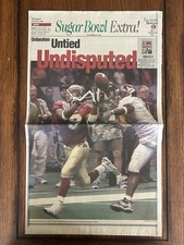 Florida State 1999 National Champs Tallahassee Democrat Newspaper Peter Warrick Florida State 1999 National Champs Tallahassee Democrat Newspaper Peter Warrick