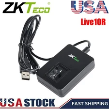 US ZKTeco ZK9500 Live10R Indoor Biometric Fingerprint USB Scanner Reader Sensor