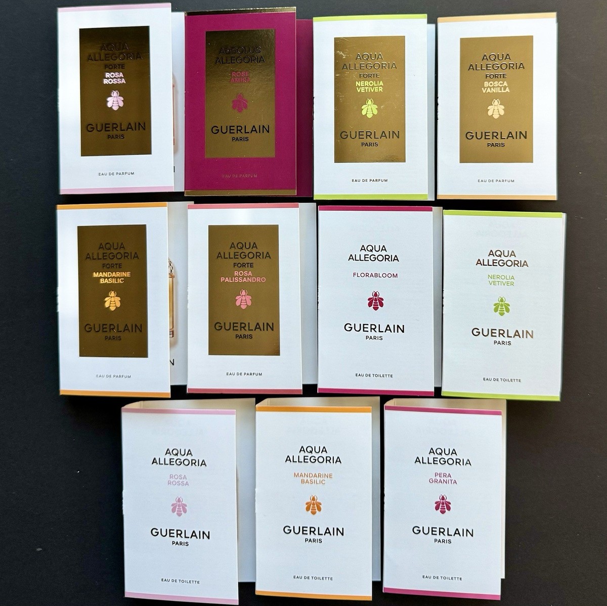 梱包済み！新品未使用GUERLAIN 化粧品18点 まとめ売り おまけつき Guerlain Aqua Allegoria Perfume Collection For Women Sample Spray