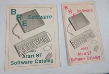 Vintage Atari Software Catalog BRE 1991  1992 Atari ST Software Catalogs