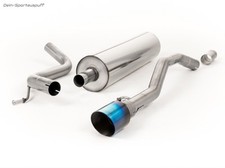 Milltek Sportauspuffanlage ab Kat VW UP! 1.0l TSI inkl. GTI 90mm Titan burned