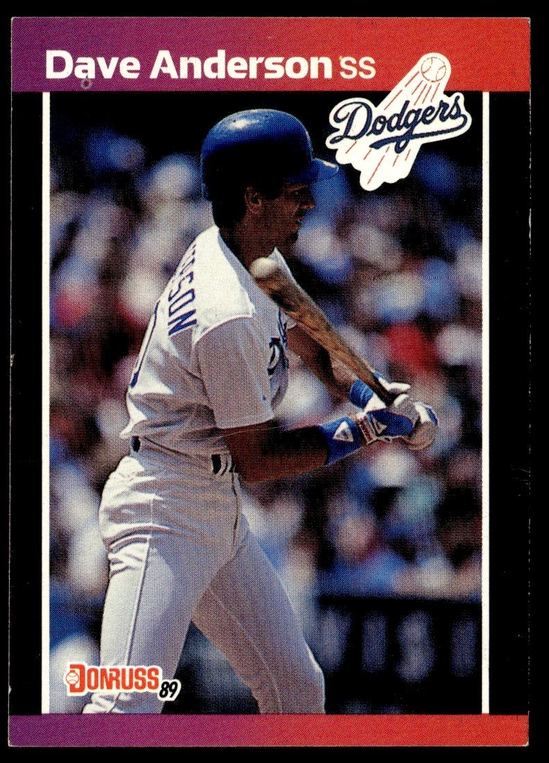 1989 Donruss Dave Anderson Los Angeles Dodgers #434