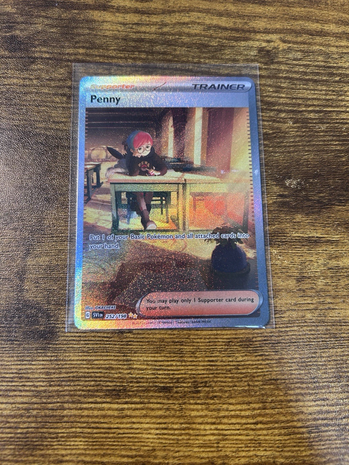 Penny #252/198 SIR NM/M | Scarlet & Violet Base Set - 2023 Pokemon Card