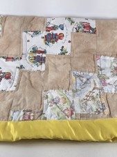 Vintage Handmade Baby Quilt 30 X 30" Patchwork