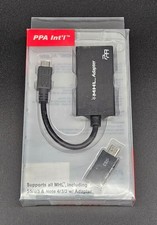 MHL Micro USB To HDMI Adapter S5/4/3 Note 4/3/2 High-Def Audio Video By PPA Intl