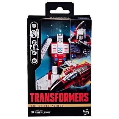 Transformers Age of the Primes Deluxe Aerialbot Fireflight Action Figure In Hand