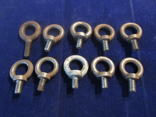 Job Lot of 10 Industrial Lifting Eye Bolts M16 1BK M C15 Used HD126