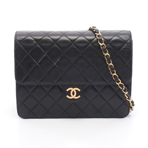 Chanel Matelasse Single Flap Shoulder Bag Lambskin r0_0724