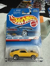 1998 Hot Wheels First Editions Mustang Mach I, Yellow, Collector Number 670