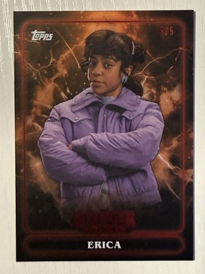 Erica Sinclair 2025 Topps Stranger Things Orange #25 5/5