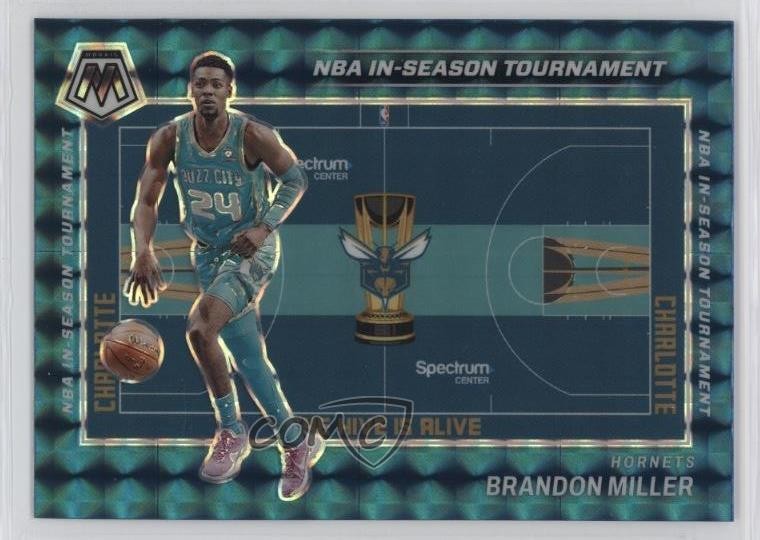 2023-24 Panini Mosaic NBA In-Season Tournament Brandon Miller #17 Rookie RC 13c5