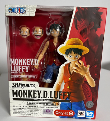 SH Figuarts Monkey D Luffy-TARGET LIMITED EDITION-Romance Dawn One