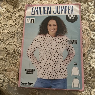Simply Sewing: Emilien Jumper or Pullover Top Pattern Misses' 6-16 Uncut