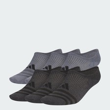 adidas men Superlite 3.0 6-Pack Super-No-Show Socks