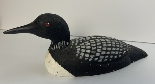 Jennings Decoy Company of MN Small Loon Duck Bird Loon Handcrafted Read Desc.