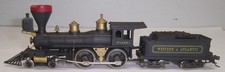 HO Scale AHM Rivarossi 4-4-0 Genoa Western Atlantic W&ARR Steam Locomotive
