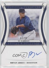 2020 National Treasures Social Signatures 63/99 Bryan Abreu Rookie Auto RC uk2