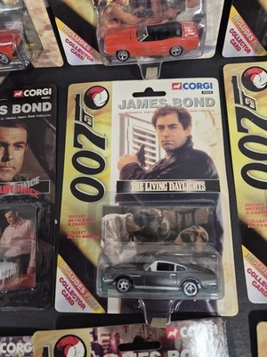 CORGI 007 JAMES BOND LOT 9 diecast GOLDENEYE GOLDFINGER