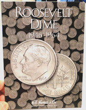 48 Fdr Dimes Complete Collection 1946-1964 90 Silver. All Vf-xf. Harris Album 48 Fdr Dimes Complete Collection 1946-1964 90 Silver. All Vf-xf. Harris Album