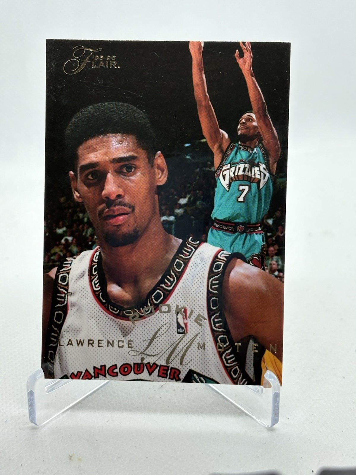 1995-96 Flair - Lawrence Moten #210 (RC) Grizzlies Syracuse Basketball