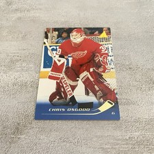 1995-96 Pinnacle Chris Osgooo #160 Detroit Red Wings Hockey Card