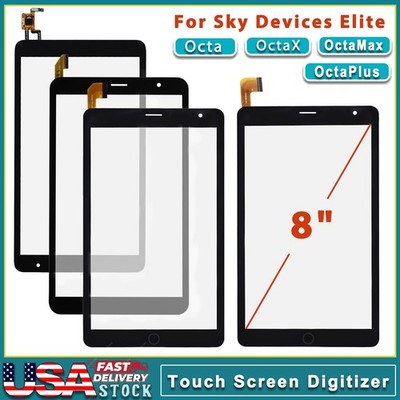 8 inch Digitizer Touch Screen Glass For Sky Elite Octa /OctaX /OctaPlus /OctaMax