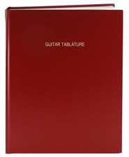 Guitar Tablature Notebook Guitar Journal - 168 Pages Imitation Leather Cover ...