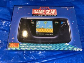 SEGA Game Gear Handheld System - Black With Box, Manuals and Acrylic Case