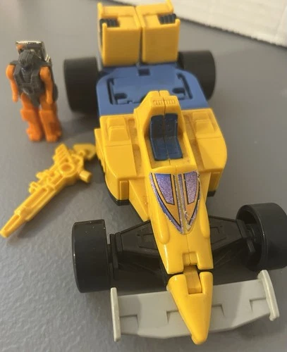 Transformer G1 Powermasters Slapdash-Lube Engine Figure-Gun Vintage 1987