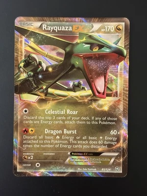 Pokemon TCG Dragons Exalted #85/124 Rayquaza EX TPC Ultra Rare 2012 NM 🔥🤩 - Image 1 of 2