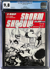 G.I. Joe: Storm Shadow 1 Sketch Variant CGC 9.8 WH 2007 Rare