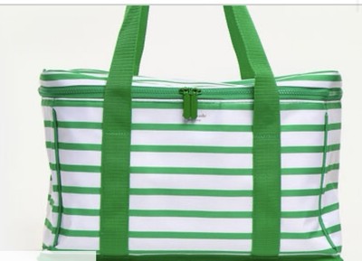 Kate Spade Kühltasche weiß & grün gestreift neu mit Etikett