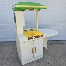 Vintage Little Tikes Child Size Pantry Party Kitchen Refrigerator Freezer Table
