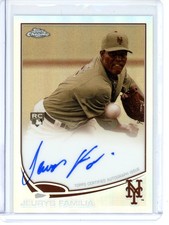 Jeurys Familia Rookie Autographs Sepia Refractors /75 2013 Topps Chrome #59