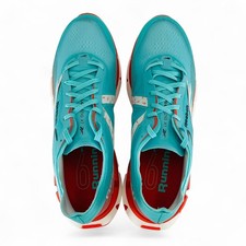 Reebok FloatZig X1 Aqua White Red Men's Running Shoes Sneakers 100210001 7