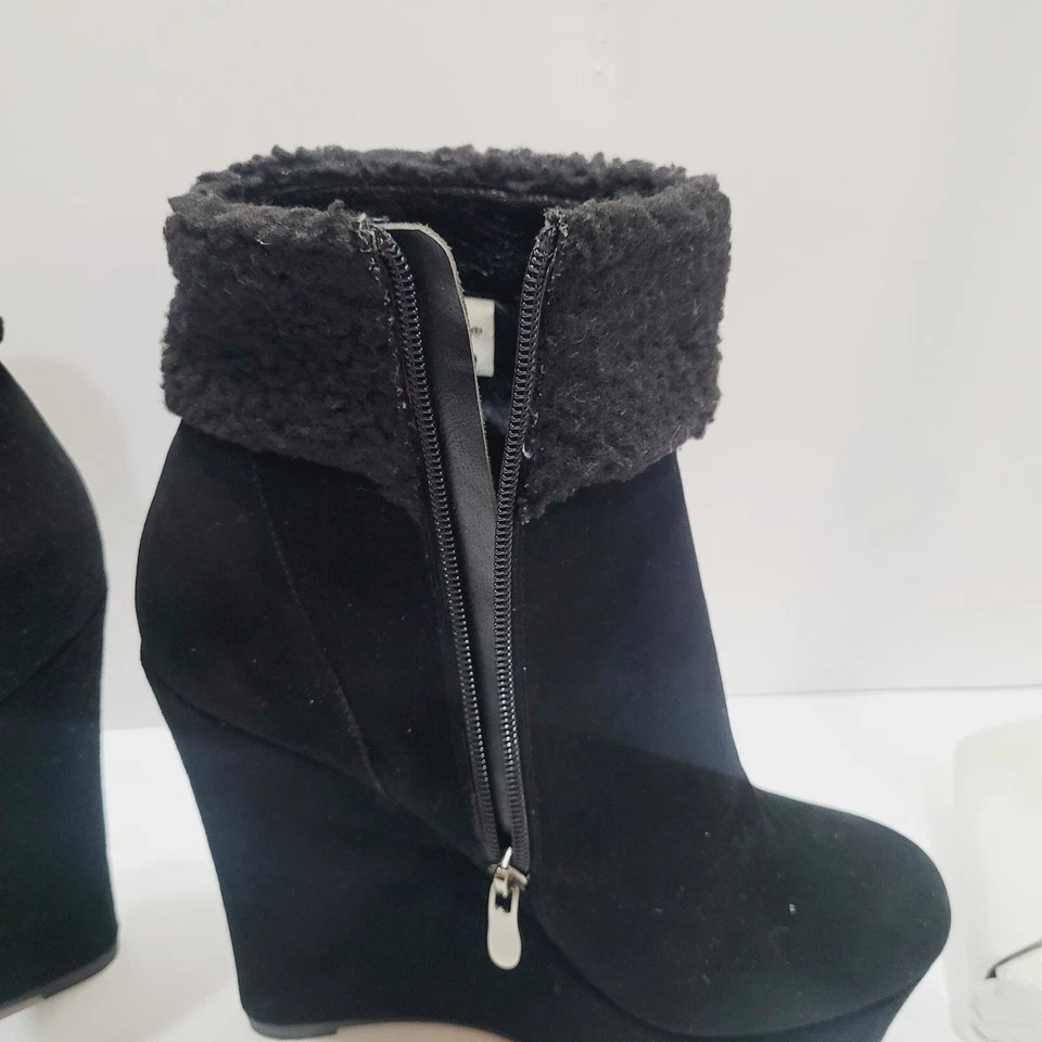 Zapatos para mujer Luichiny alfombra roja plataforma negra cuñas  Foto 4 de 4