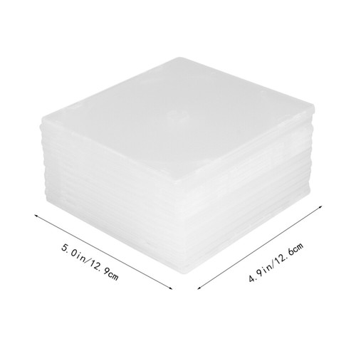 25 Pcs CD-Hülle Media-Video-Aufbewahrungskoffer CD-Aufbewahrungshalter - Afbeelding 3 van 12