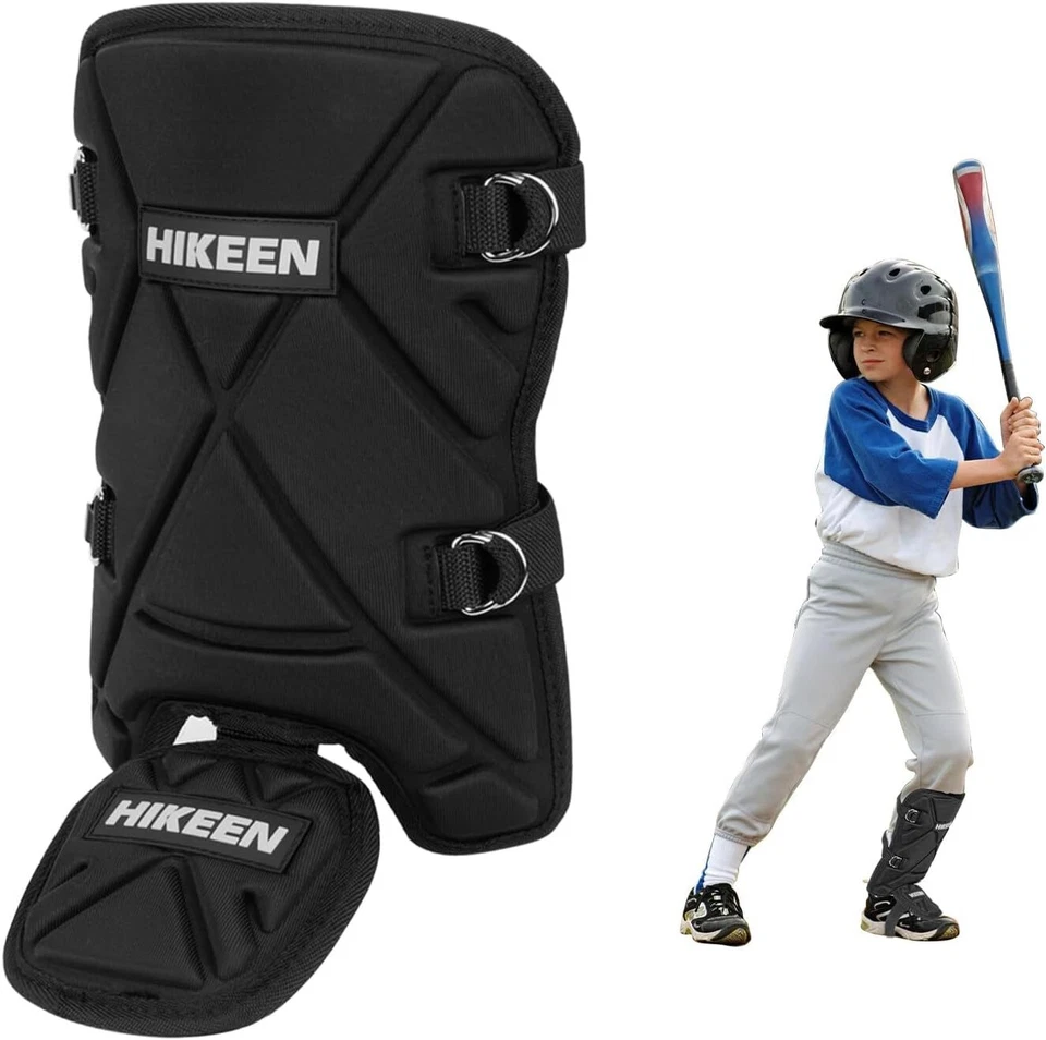 Baseball Leg Guard Batter's Shin and Foot Shield with Adjustable Straps - Image 2 of 4