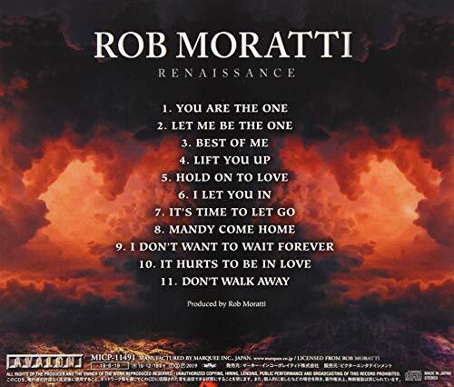Rob Moratti RENAISSANCEルネッサンス メロハー New 2019 Japan CD Rob Moratti CD Factory Sealed Genuine Product