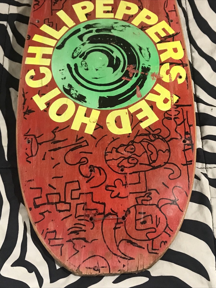Skull Skates Red Hot Chili Peppers skateboard deck used | eBay