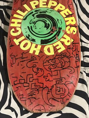 Skull Skates Red Hot Chili Peppers skateboard deck used | eBay