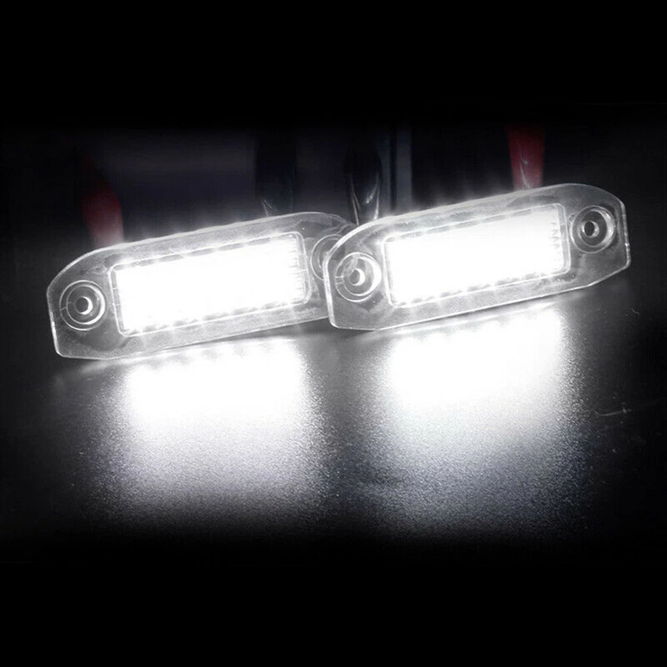 For Volvo S80 XC90 S40 V60 XC60 S60 C70 V50 XC70 V70 LED license plate lights 2x - Imagem 3 de 4