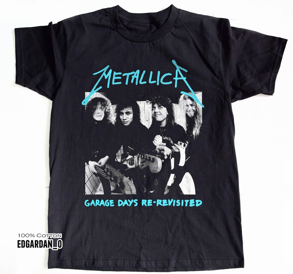 Metallica Garage Days Re-Revisited Album Black Unisex T-Shirt Sizes S-5XL  