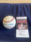 Eddie Mathews HOF 78  Signed ONL Leonard S Coleman Baseball JSA COA Vintage — photo 9