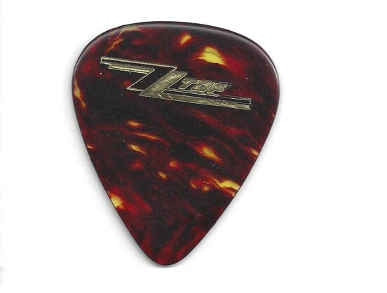 ZZTOP ツアーピック ZZ Top Billy Gibbons Guitar Pick Reverend Willy G Tour Concert
