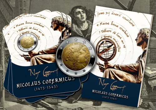 MALTA 2 EURO 2023 COPERNICO FDC BU COINCARD